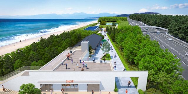 海辺の公園「ひらつかシーテラス」【平塚市】